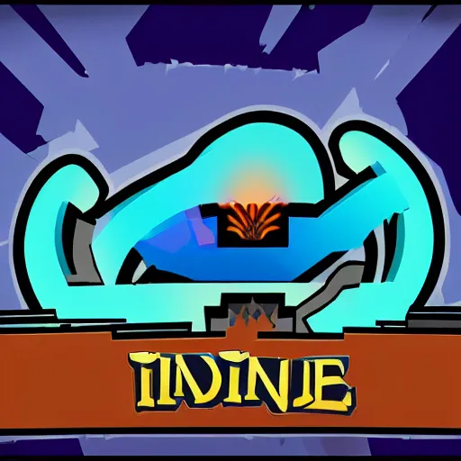 Image similar to indie game logo with the intials TB, the name of the game is called Tidal Breach.