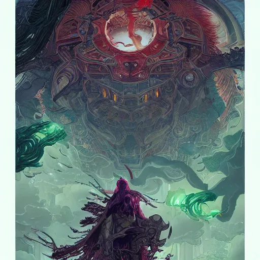 Image similar to illidan stormrage beautiful painting Feng Zhu and Loish and Laurie Greasley, Victo Ngai, Andreas Rocha, John Harris