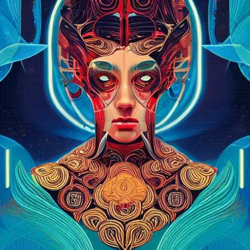 Image similar to portrait of godel's consistency of the axiom of choice, by tristan eaton, victo ngai, peter mohrbacher, artgerm,