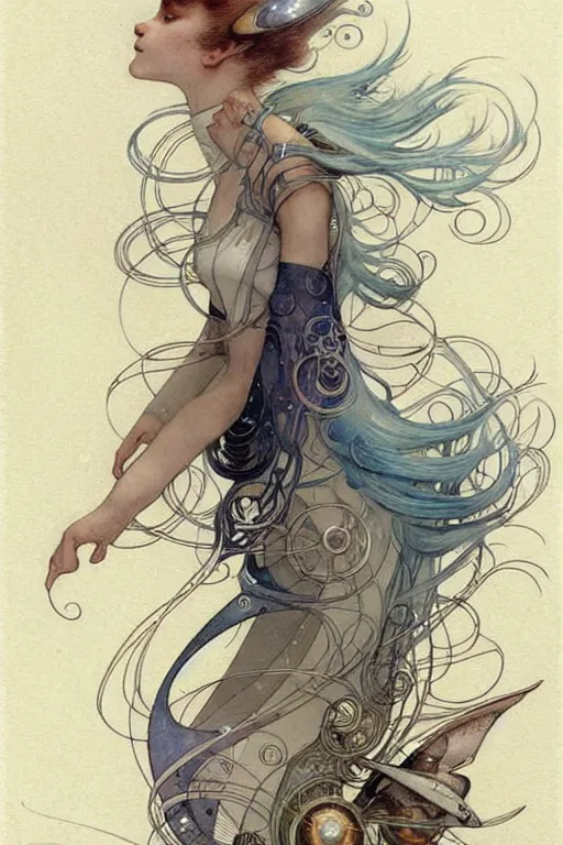 Image similar to ( ( ( ( ( 2 0 5 0 s retro future art nouveau designs borders lines decorations space machine. muted colors. ) ) ) ) ) by jean - baptiste monge!!!!!!!!!!!!!!!!!!!!!!!!!!!!!!