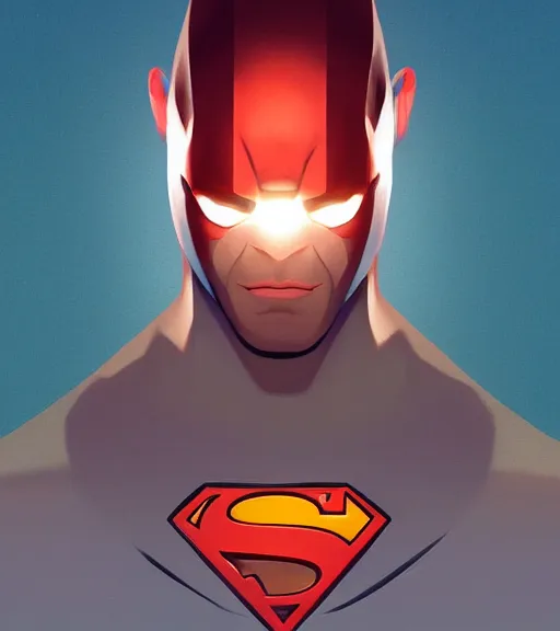 Image similar to face icon stylized minimalist invincible superhero, loftis, cory behance hd by jesper ejsing, by rhads, makoto shinkai and lois van baarle, ilya kuvshinov, rossdraws global illumination