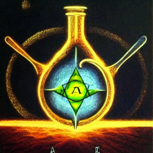 Image similar to alchemical elixir of life