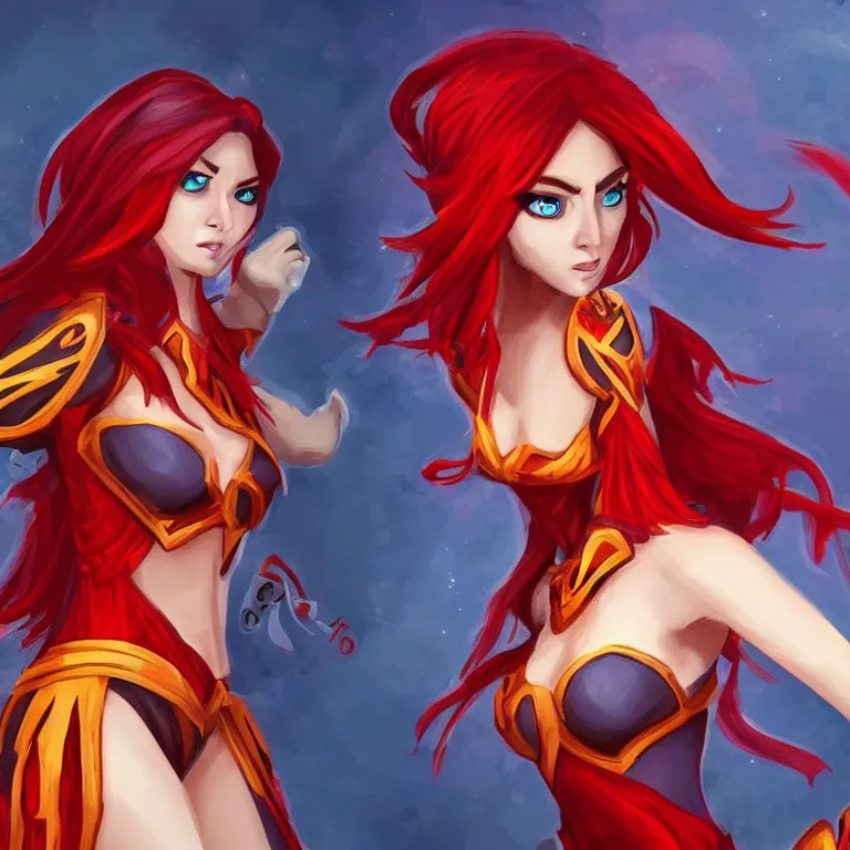 lina dota 2 wallpaper