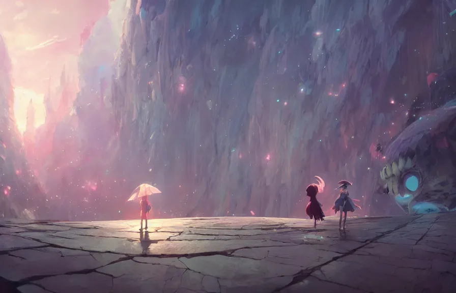 Image similar to concept art of a the spork dimension, key visual, ambient lighting, highly detailed, digital painting, artstation, concept art, sharp focus, by makoto shinkai and akihiko yoshida and hidari and wlop