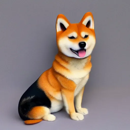 Prompt: bold shiba inu