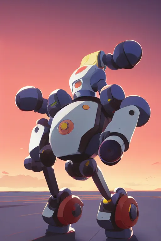 Image similar to metabots medabots medarotto medarot robot minimalist comics, behance hd by jesper ejsing, by rhads, makoto shinkai and lois van baarle, ilya kuvshinov, rossdraws global illumination ray tracing hdr radiating a glowing aura