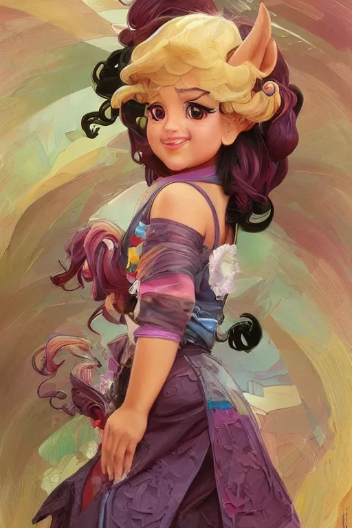 Image similar to Danny Devito as a My Little Pony , intricate, elegant, highly detailed, digital painting, artstation, concept art, smooth, sharp focus, illustration, art by artgerm and greg rutkowski and alphonse mucha