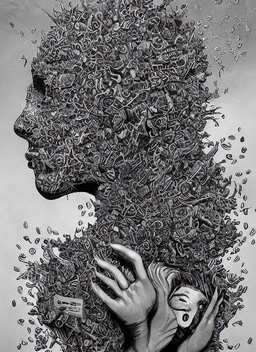 Image similar to Coffee goddess painting by Dan Hillier, trending on artstation, artstationHD, artstationHQ, 4k, 8k