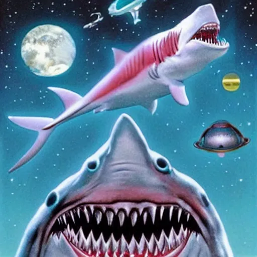 Image similar to jaws in space