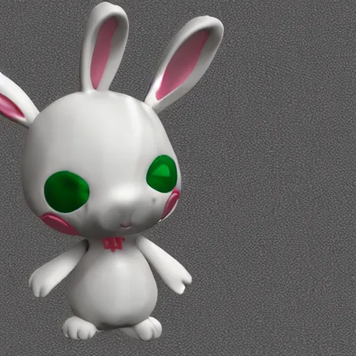 Prompt: siggraph stanford bunny mesh