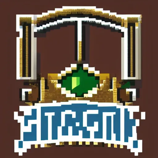 Prompt: a pixelart logo with the text StasGavrik