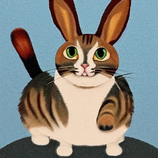 Image similar to cat cross rabbit