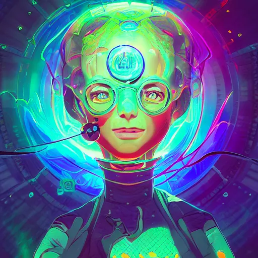 Image similar to skill magic geek inside matrix deepdream radiating a glowing aura stuff loot legends stylized digital illustration video game icon artstation lois van baarle, ilya kuvshinov, rossdraws,