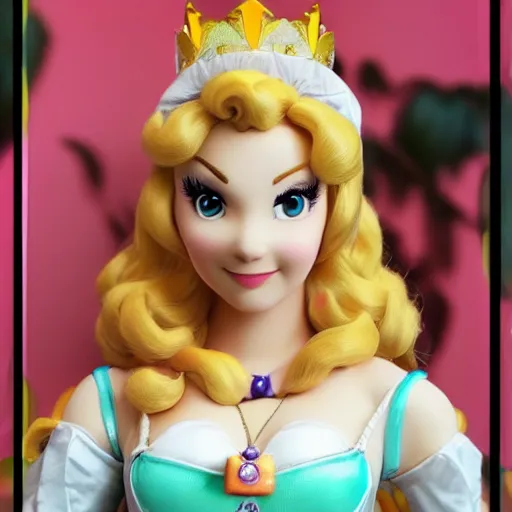 Prompt: photo of princess peach as a real life person, posing, ultra details