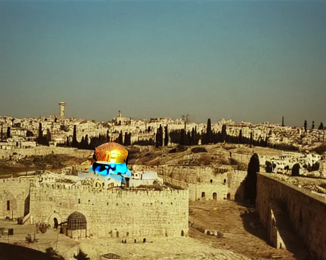 Image similar to vision of jerusalem by tarkovsky