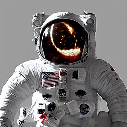 Prompt: Among us Astronaut,realistic, 3d