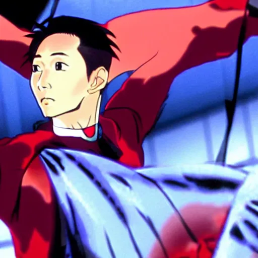 Prompt: bd wong as whiterose, in the style of hideki anno, inspired by evangelion, photorealistic, epic, super technical, cinematic still