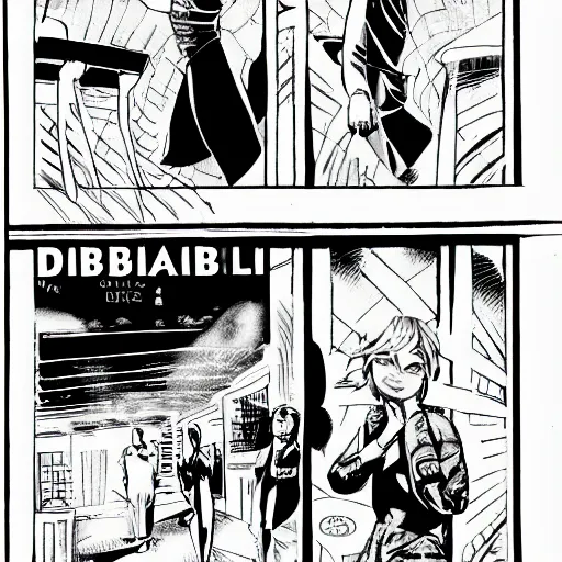 Prompt: diabolik during a robbery