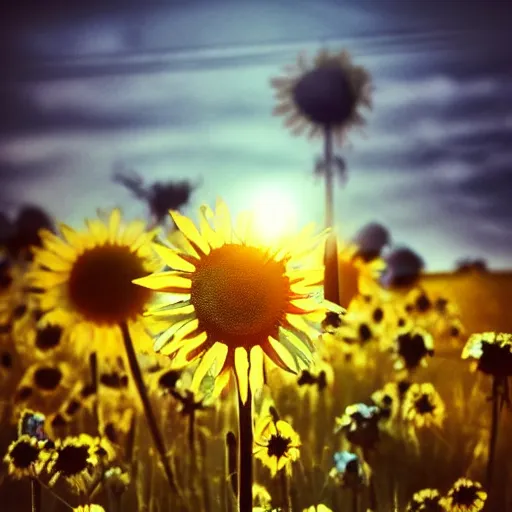 Prompt: flowers of the sun, realistic, photo studio, HDR, 8k, trending on Instagram