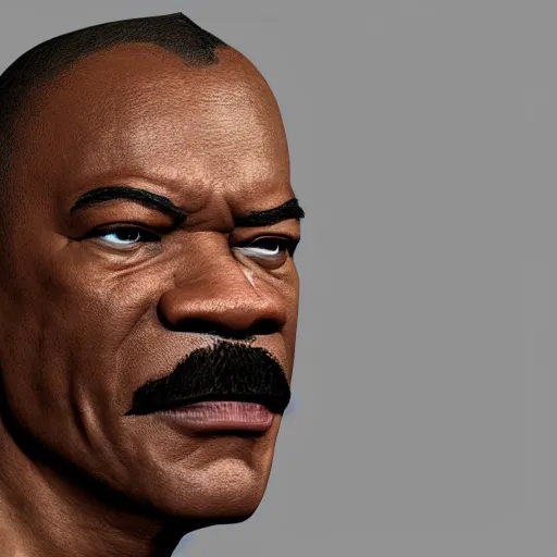 Image similar to Eddie zmurphy as a Square Enix Villain 2005 JRPG cinema 4d render, Ray tracing reflection, natural lighting, Unreal Engine award winning photography