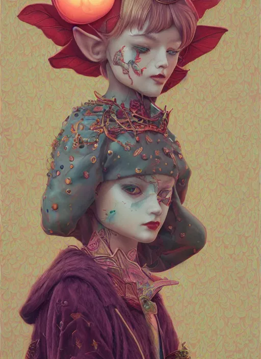 Image similar to cute elf : : by martine johanna and simon stalenhag and chie yoshii and casey weldon and wlop : : ornate, dynamic, particulate, rich colors, intricate, elegant, highly detailed, centered, artstation, smooth, sharp focus, octane render, 3 d