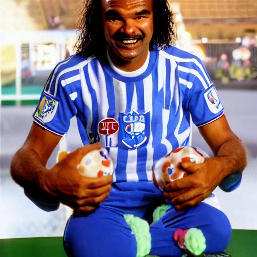 Image similar to Ruud Gullit as a muppet