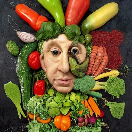 art attack with neil buchanan making picture of man Stable Diffusion