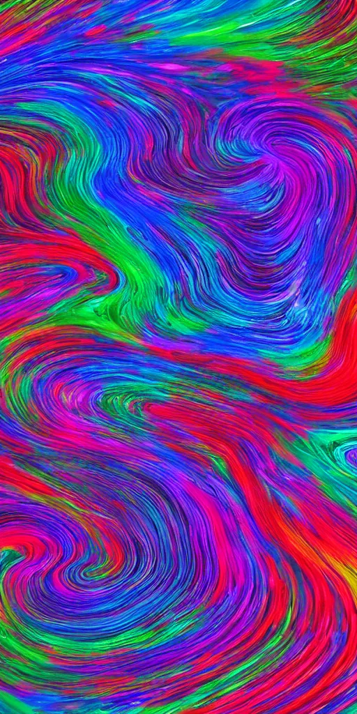 Image similar to a 3d fluid colorful particle wave from thousands of 3d spheres, trending on artstation