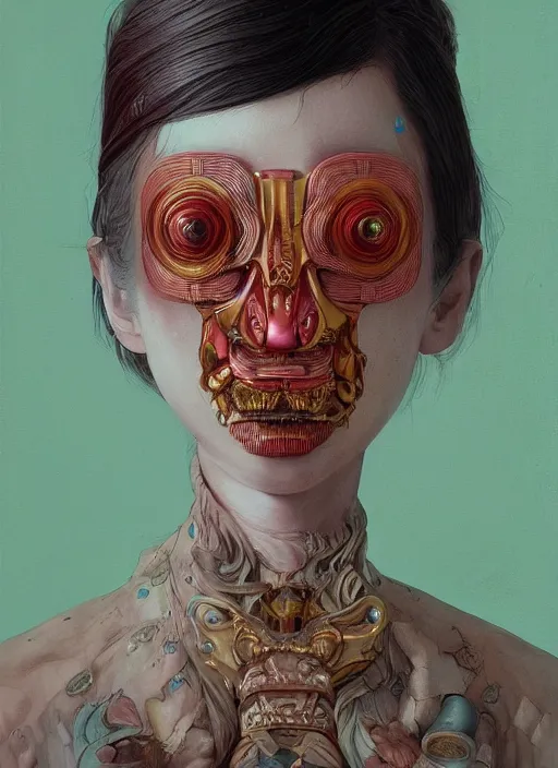 Image similar to portrait made of wood :: by Martine Johanna and Simon Stålenhag and Chie Yoshii and wlop and Guillermo del toro :: ornate, dynamic, particulate, rich colors, elegant, centered, artstation, smooth, sharp focus, octane render, 3d