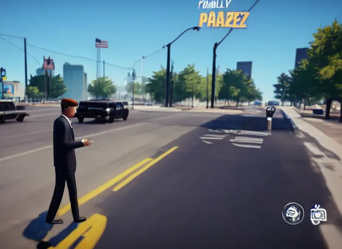 Prompt: ps 4 gameplay, john f kennedy in dallas motorcade, dealy plaza, life is strange, unreal engine