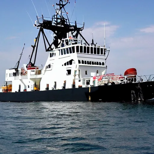 Image similar to huge fishing seiner ship