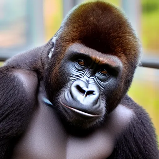 Image similar to hershey's gorilla