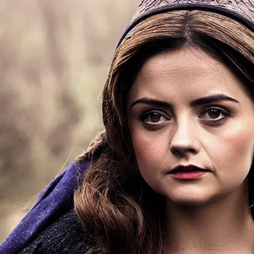 Prompt: jenna coleman as a witch