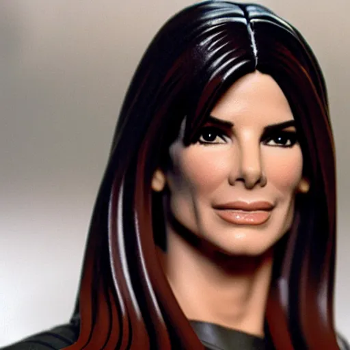 Prompt: sandra bullock action figure