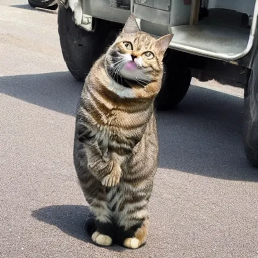 Prompt: a cat working as a police officer