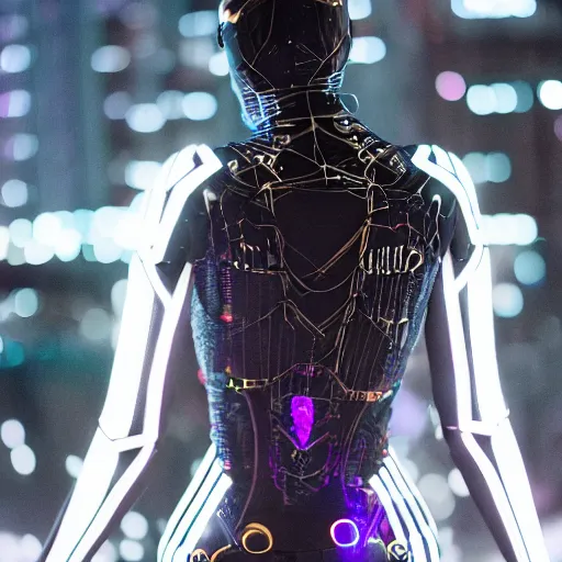 Prompt: love, diverse hot cybersuits, from behind, connection rituals, wide wide angle, vivid, elaborate, highly detailed, beautiful lighting