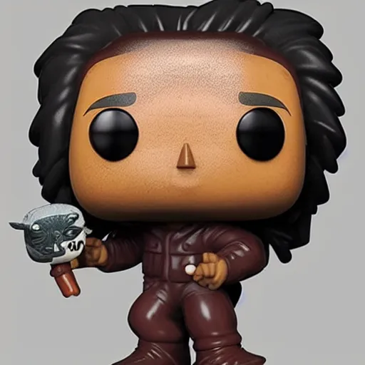 Image similar to funko pop of isaac foster