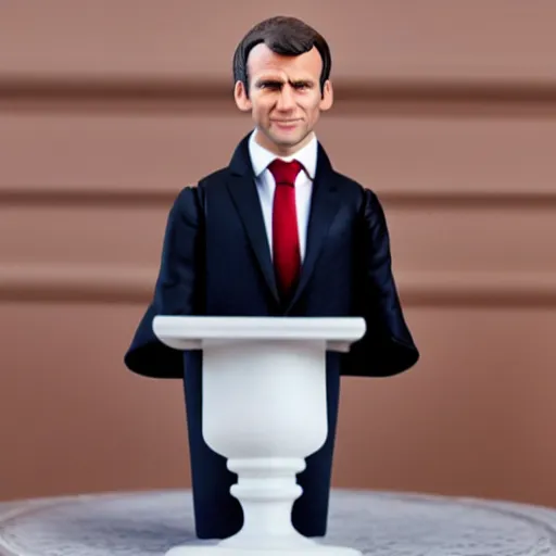 Image similar to emmanuel macron action figure