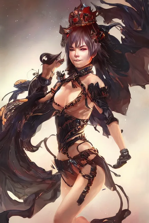 Image similar to souless Bjork in a blade and soul spinoff artbook rendered by the artist Hyung tae Kim, Jiyun Chae, Lê Long, Joe Madureira, trending on Artstation by Hyung tae Kim, artbook, Stanley Artgerm Lau, WLOP, Rossdraws , James Gurney