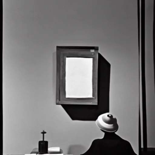 Image similar to an still picture of ethnographic object on display by jacques tati