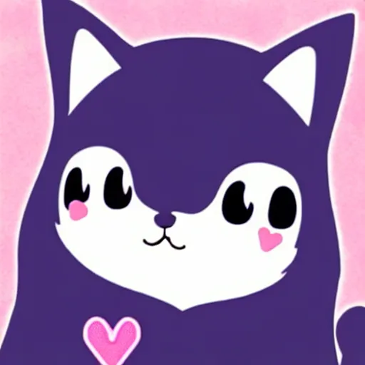 Image similar to Kawaii anime cute cat