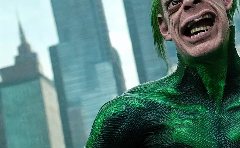 steve buscemi as the green goblin movie still from Stable Diffusion