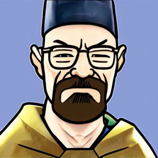 Image similar to walter white as clash royale card