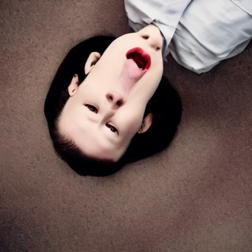 Image similar to upside - down face