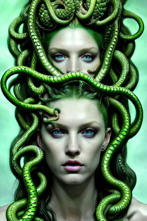 Woman Snakes Hair Stock Illustrations – 290 Woman Snakes Hair