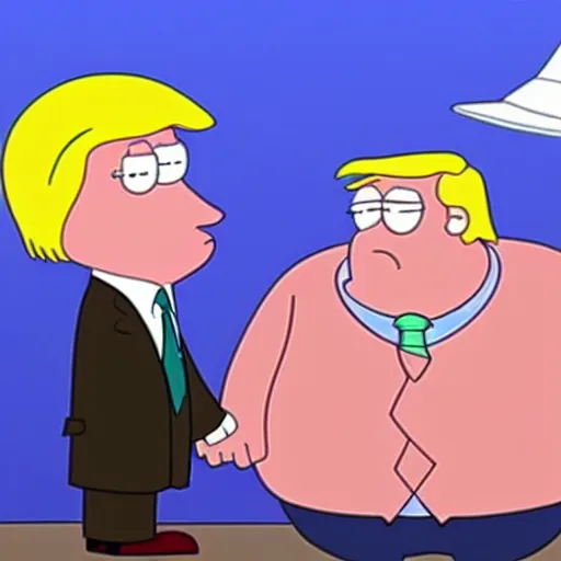 Prompt: donald trump in family guy