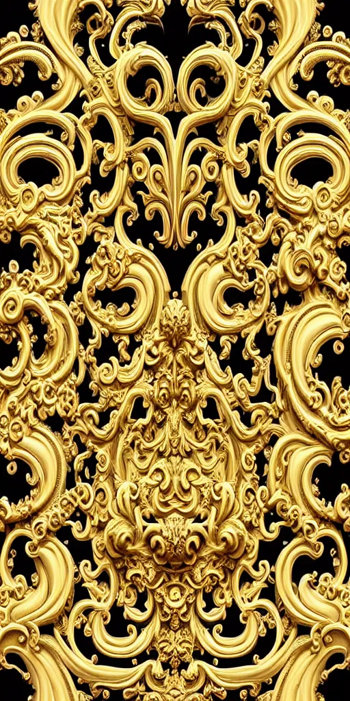 Prompt: the source of future growth dramatic, elaborate emotive Golden Baroque and Rococo styles to emphasise beauty as a transcendental, seamless pattern, symmetrical, large motifs, rainbow liquid splashing and flowing, Palace of Versailles, 8k image, supersharp, spirals and swirls in rococo style, medallions, iridescent black and rainbow colors with gold accents, perfect symmetry, High Definition, sci-fi, Octane render in Maya and Houdini, light, shadows, reflections, photorealistic, masterpiece, smooth gradients, high contrast, 3D, no blur, sharp focus, photorealistic, insanely detailed and intricate, cinematic lighting, Octane render, epic scene, 8K