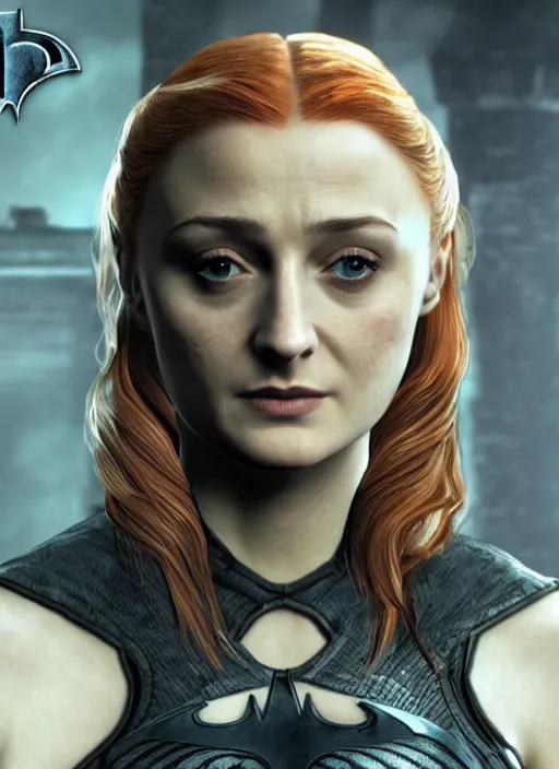 Prompt: Sansa Stark in Batman Arkham Asylum, gameplay, 8k, hd