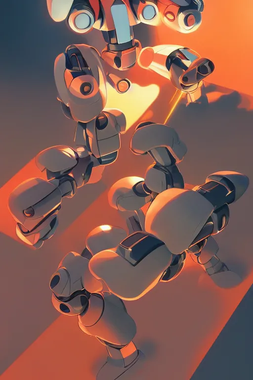 Image similar to metabots medabots medarotto medarot robot minimalist comics, behance hd by jesper ejsing, by rhads, makoto shinkai and lois van baarle, ilya kuvshinov, rossdraws global illumination ray tracing hdr radiating a glowing aura