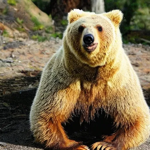 Prompt: “A Bear mixed with a quokka”